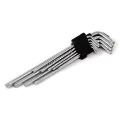 Långa Torx-nycklar 230 mm 9 st. tkl amio-01039