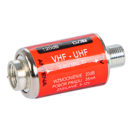 77-190- Förstärkare DVB-T Opticum W20 5V-12V