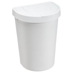 Soptunna Seattle Swing 25 L. vit | HandlaSmidigt.se