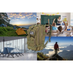 Ryggsäck grön liten 23243