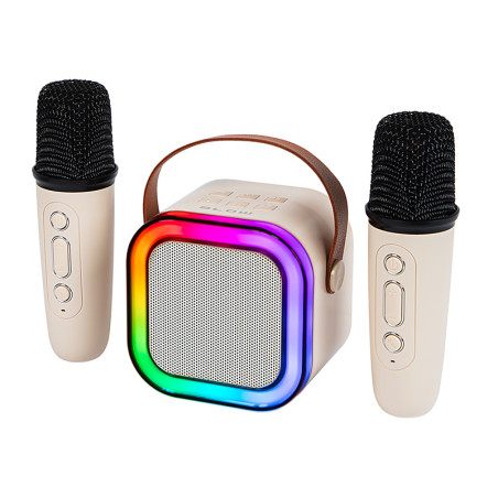 30-358- Bluetooth-högtalare karaoke rgb 2 mikrofoner