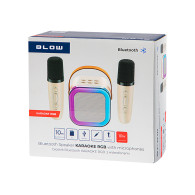 30-358- Bluetooth-högtalare karaoke rgb 2 mikrofoner