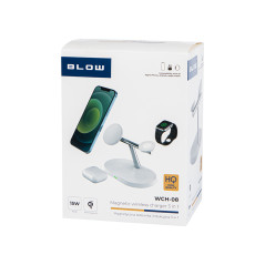 76-068- Trådladdare 15w för iPhone och Apple Watch, modell WCH-08