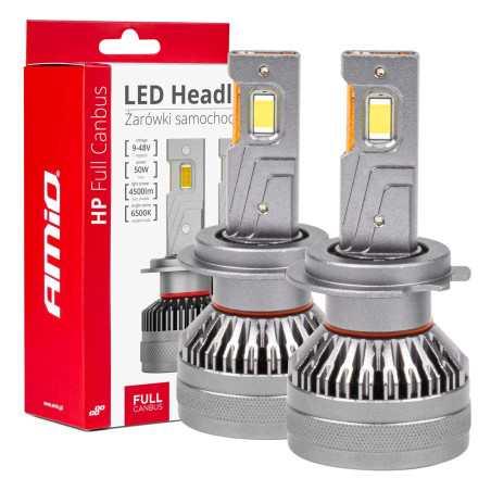 Bil LED-lampor HP Full Canbus-serien H7/H18 6500K AMIO-03674