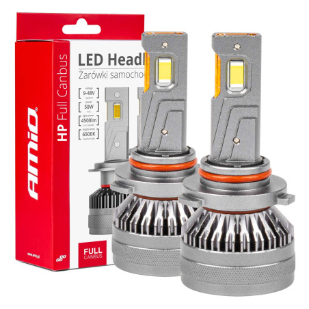 Bil LED-lampor HP Full Canbus-serien HB4 9006 6500K AMIO-03679