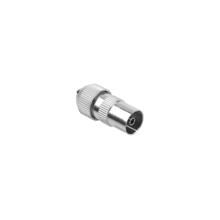 TV-antennuttag på metallkabel