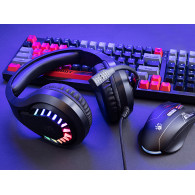 Hörlurar A4TECH Bloody G230p USB+AUX3.5-4P Svart