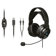 Hörlurar A4TECH Bloody G330p USB+AUX3.5-4P Svart