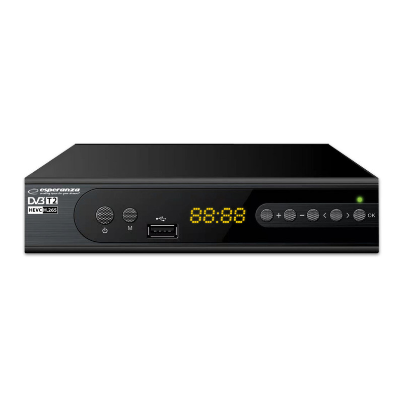 EV106P Esperanza tuner/decoder digital DVB-T2 h.265/hevc ev106p