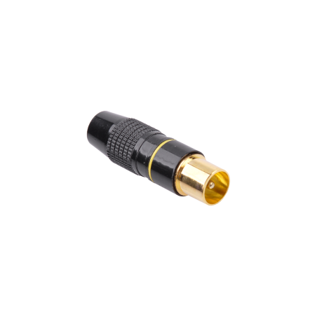 TV-antennkontakt METALL SVART