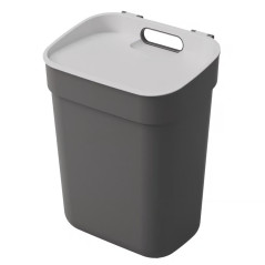Sopbehållare för avfallssortering Ready To Collect 10 liter mörkgrå | HandlaSmidigt.se
