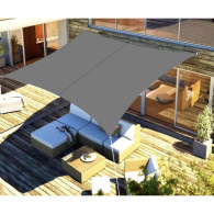 Solsegel 3x2m - grå Gardlov 23162