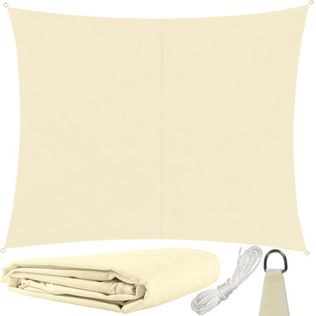Solsegel 3x2m - beige Gardlov 23163