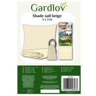 Solsegel 3x2m - beige Gardlov 23163