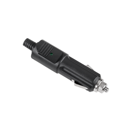 Tändaruttag med diod och säkerhetsspärr.