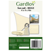 Solsegel 4x4x4 beige Gardlov 23142