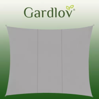 Solsegel 4x3m - grå Gardlov 23143
