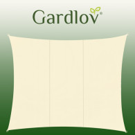 Solsegel 4x3m - beige Gardlov 23144
