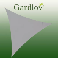 Solsegel 3x3x3m grå Gardlov 23147