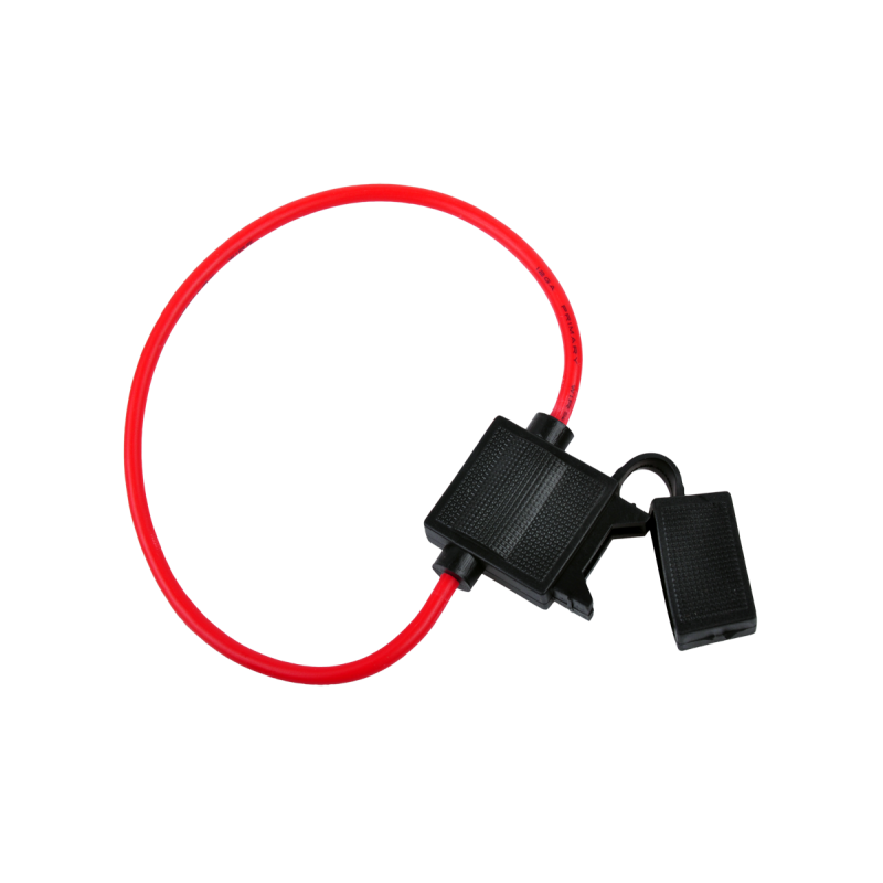 Säkringshållare för knivsäkring (20mm) med 2,5mm ledning