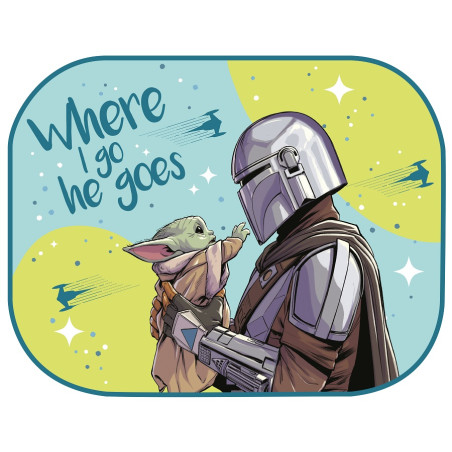 Sidoskärmar 2 st 44*35 cm. the mandalorian