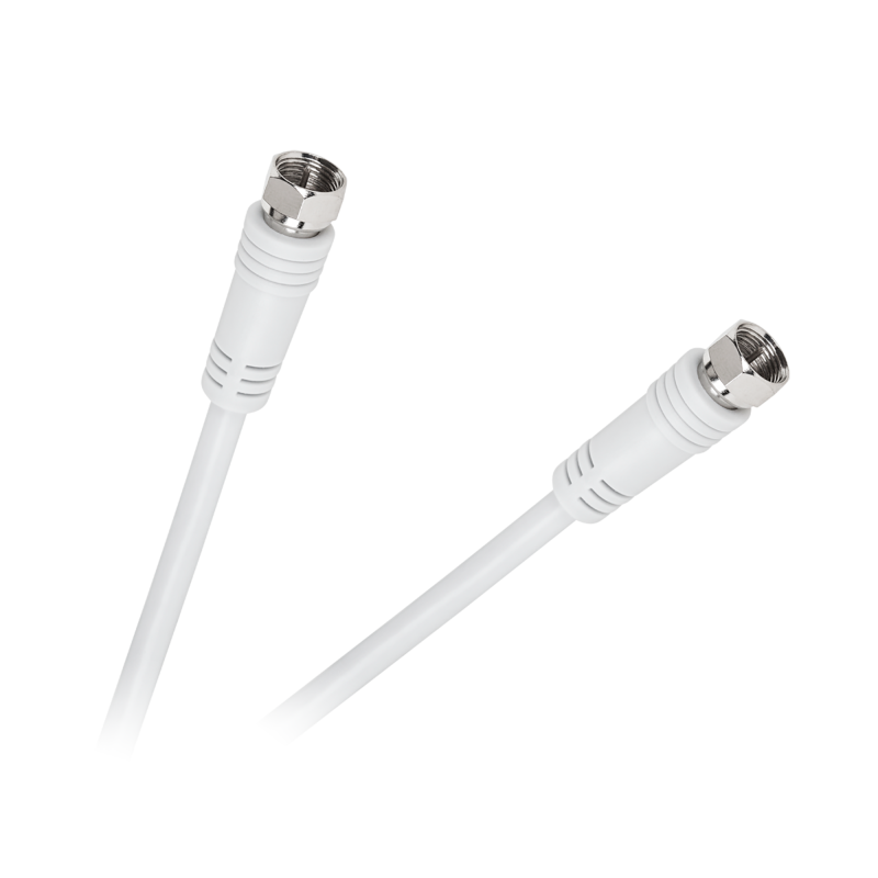 Kabel hane F - hane F 1,8m vit