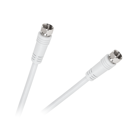Kabel hane F - hane F 1,8m vit