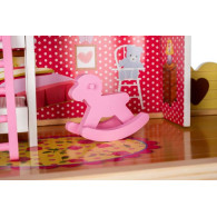 Domek drewniany dla lalek - willa D11252