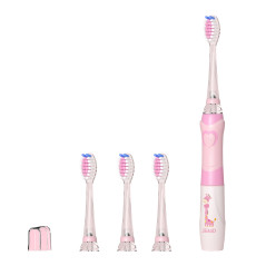 Sonic tandborste för barn SEAGO, rosa färg, 1xAAA 1,5V (batteri ingår ej), 3 borsthuvuden, SG-977 Pink | HandlaSmidigt.se