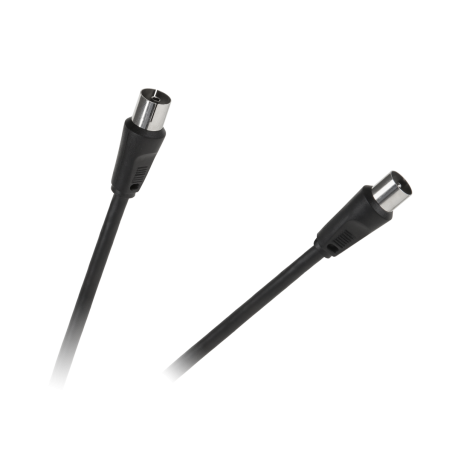 Kabel TV - VIDEO svart 5,0m