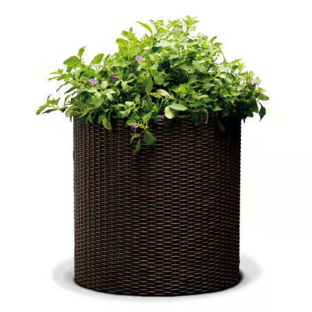 Rund kruka CYLINDER PLANTER M whiskey brown