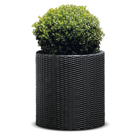 Rund kruka CYLINDER PLANTER M antracit