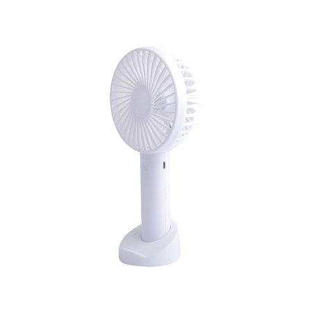 44-504- Bärbar USB-fläkt med batteri vit