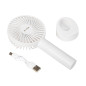 44-504- Bärbar USB-fläkt med batteri vit