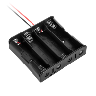 Batterilåda för 4x18650-batterier
