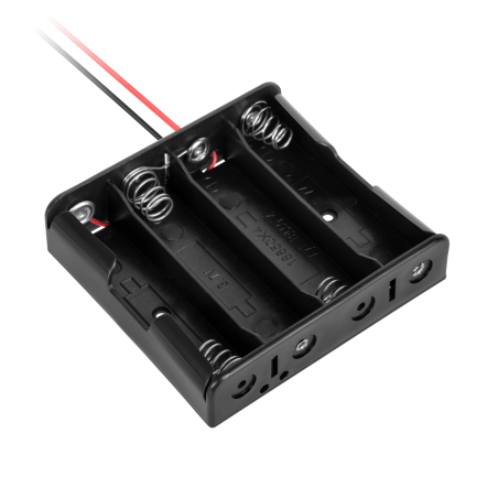 Batterilåda för 4x18650-batterier