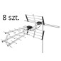 21-053- Antenn DVB-T atd27s VHF/UHF mux8 riktad passiv 8-pack