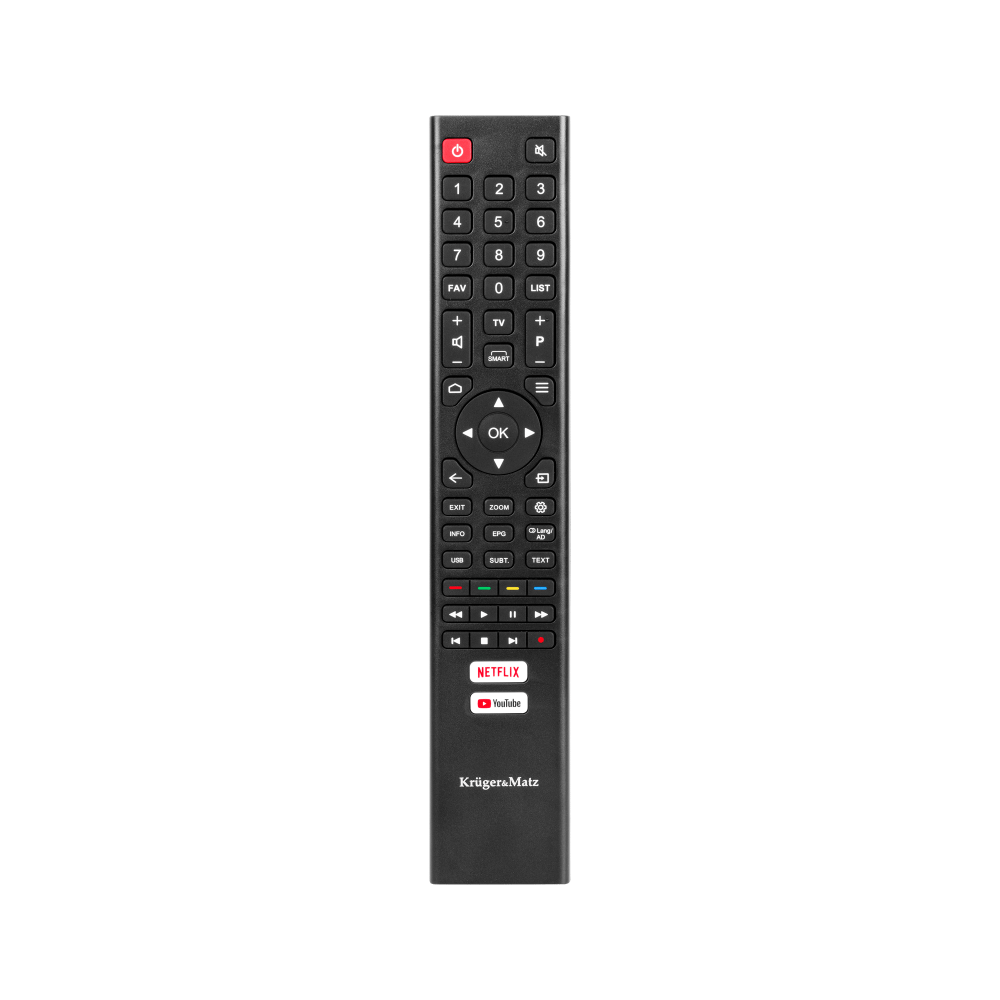 Pilot do telewizora Kruger&Matz - modele S5 i S6