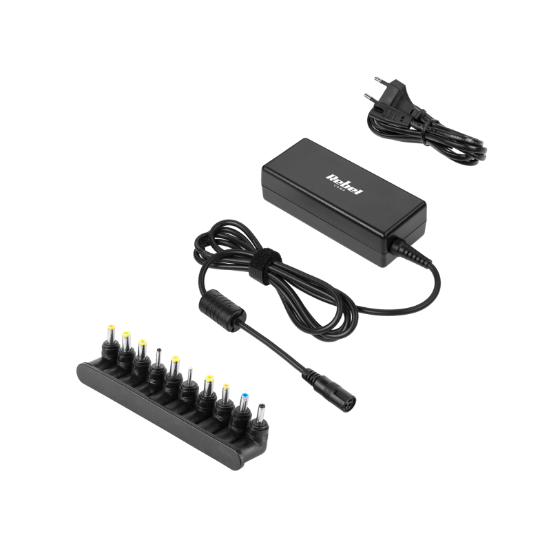 Universalnätadapter Rebel med 10 kontakter 45 W 12-19,5 V automatisk