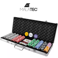 Poker - set med 500 marker i en HQ 23529-väska