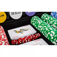 Poker - set med 500 marker i en HQ 23529-väska