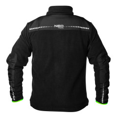 Arbetspolar PREMIUM, svart, förstärkningar av Cordura, storlek XL.