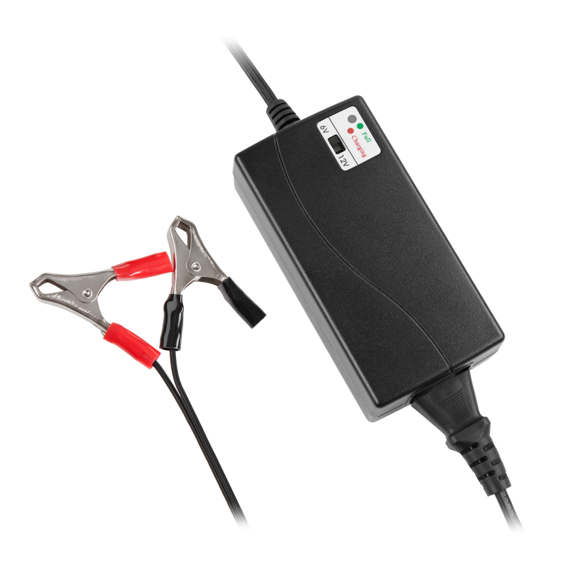 Automatisk laddare för gelbatterier 6V/12V (1800mA)
