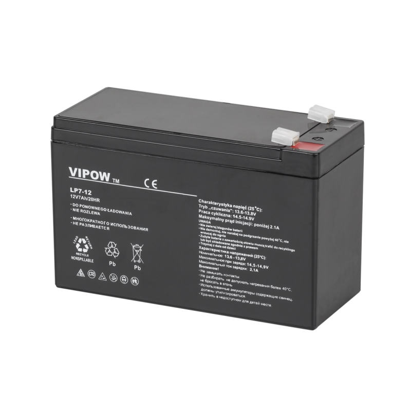 Gelbatteri VIPOW 12V 7.0Ah