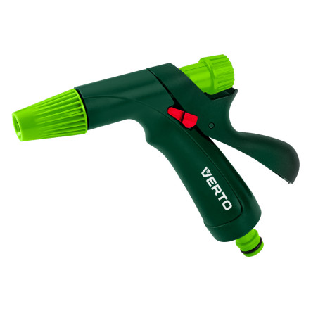 Spridare med justerbar pistolgrep