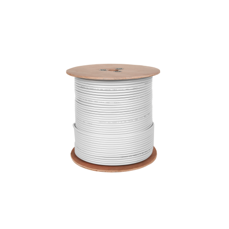 Koaxialkabel F690BV A vit spole 305m