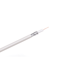 Koaxialkabel F690BV A vit spole 305m