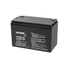 Gelbatteri VIPOW 12V 100Ah | HandlaSmidigt.se
