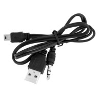 AK287 Adapter mini USB till USB/jack 3.5