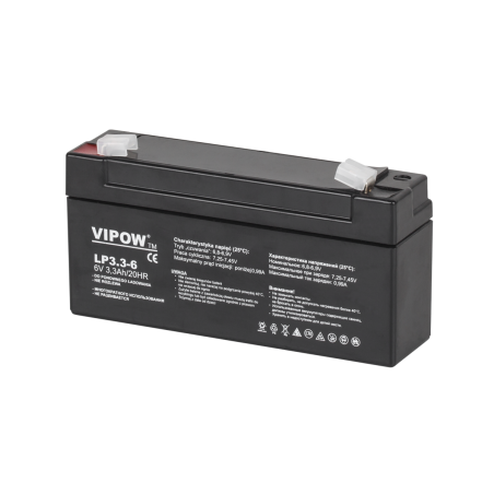 Gelbatteri VIPOW 6V 3.3Ah | HandlaSmidigt.se